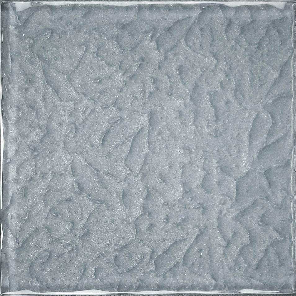 Ocean Waves Gray 6x6 Waterline Glass Pool Tile