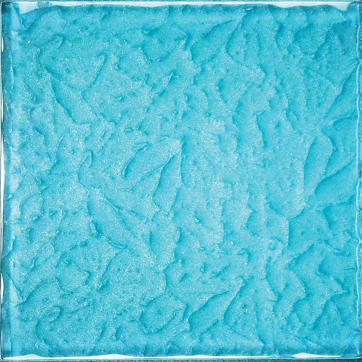 Turquoise 6x6 Glass Pool Tile