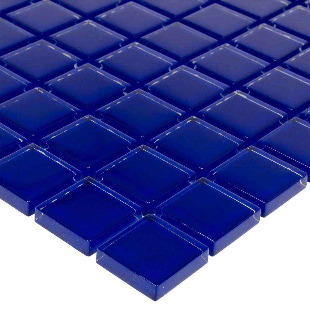 Pacific Ocean 1" x 1" Blue Glass Tile