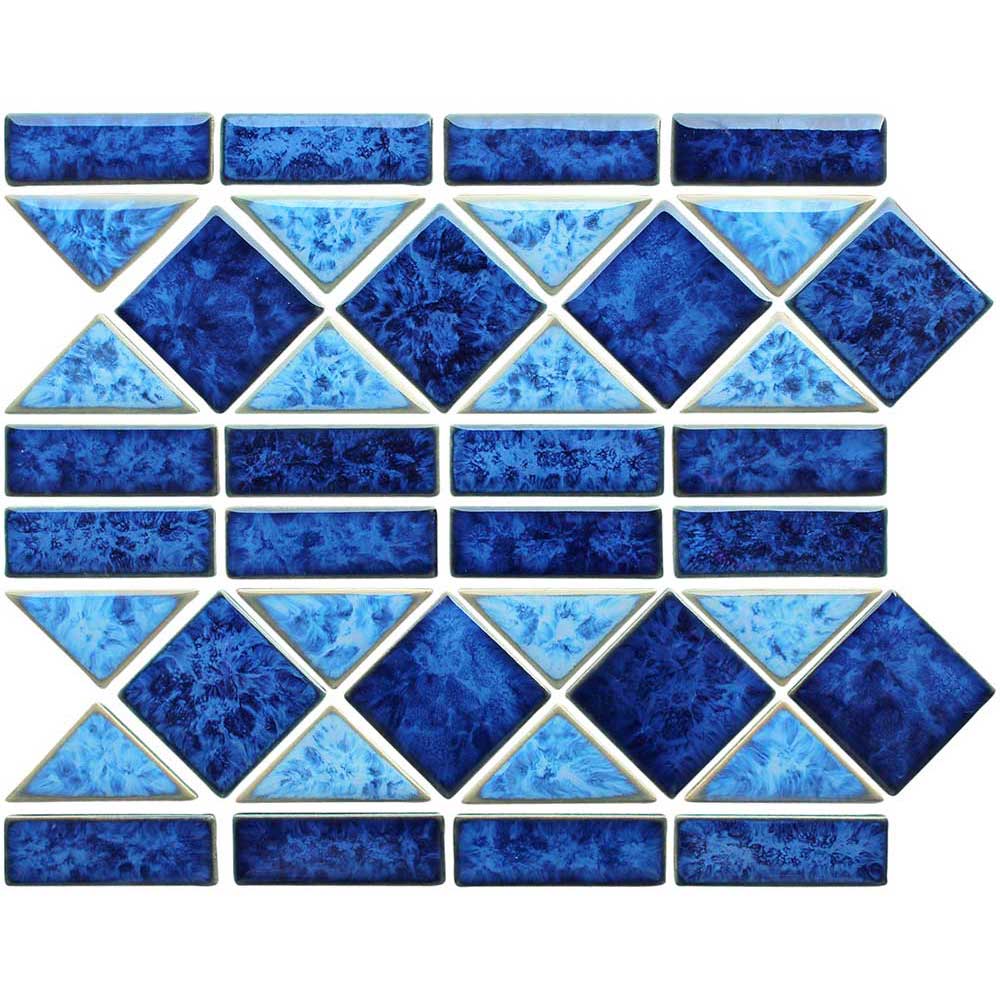 Sapphire Blue AT-ATLANTIC-462 Waterline Pool Tile