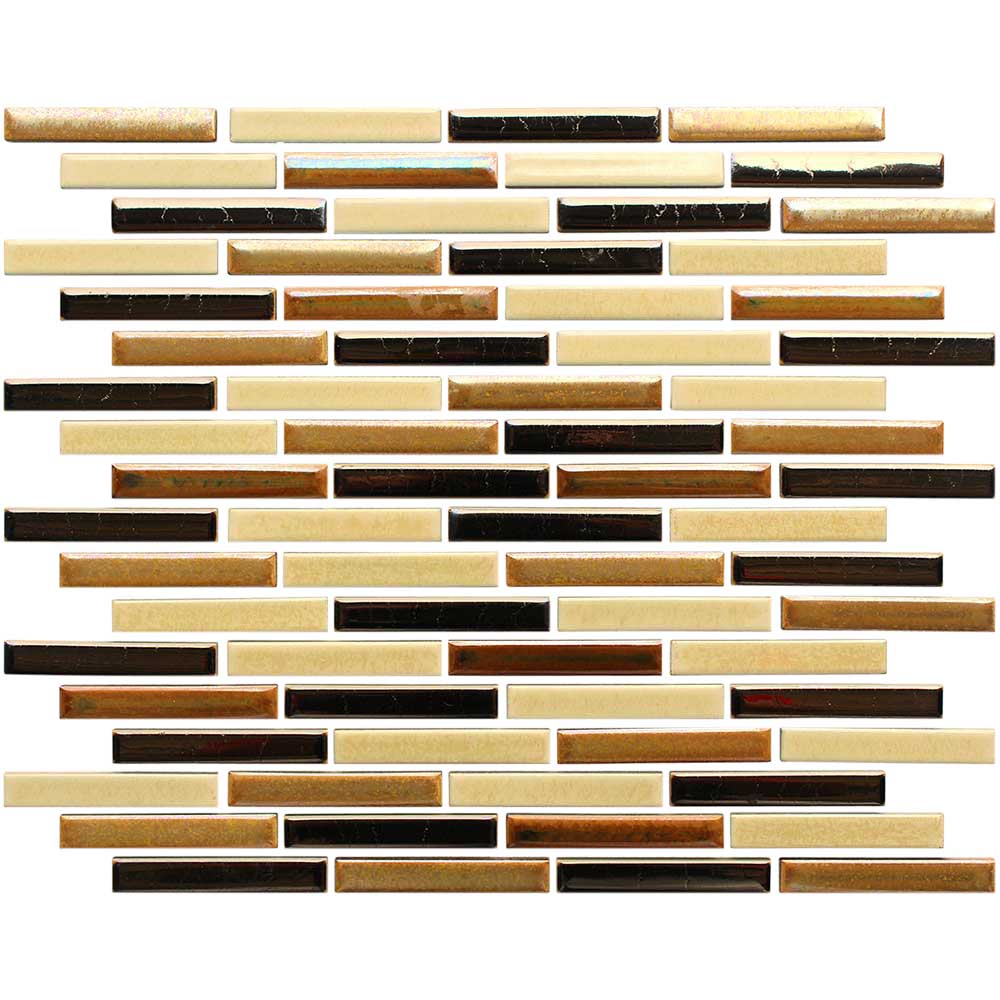 Sepia Metallic AT-PROLIX-883 Waterline Pool Tile