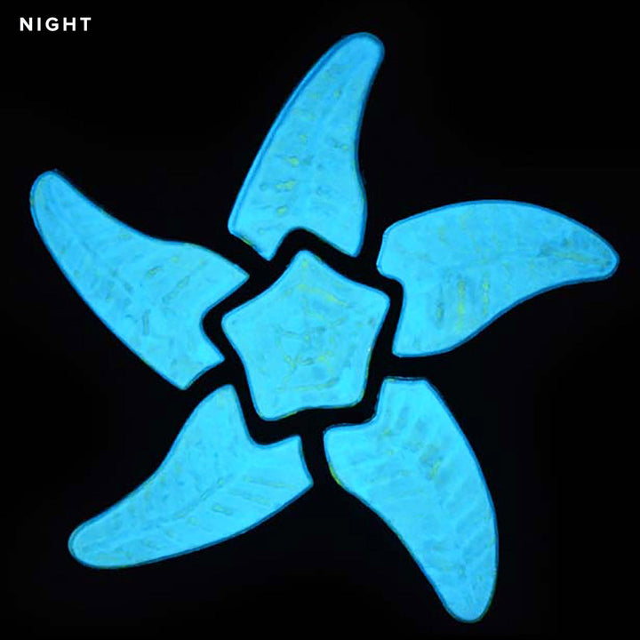 Starfish Glow in the Dark Pool Mosaic