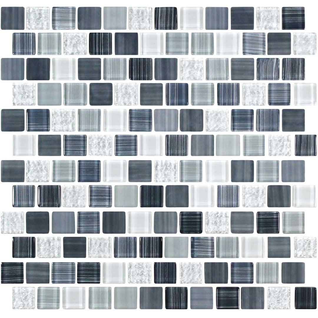 Triton Gray AT-SP-TR-11 1x1 Glass Pool Tile